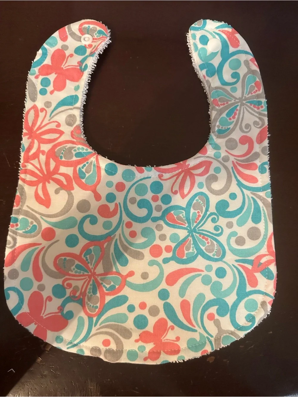 Handmade Butterfly bib